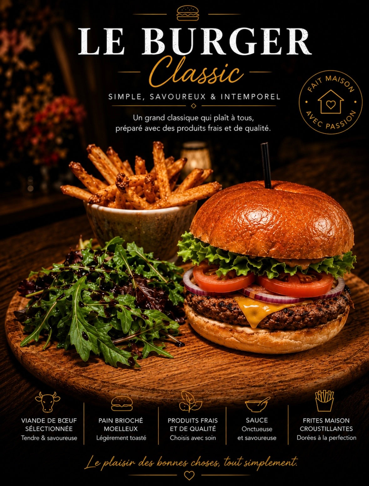 Burger & ses Frites Maison