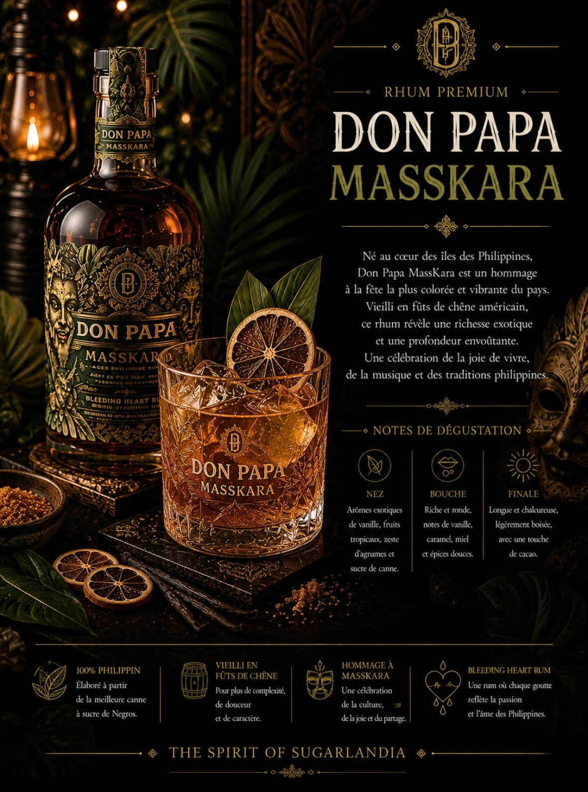Rhum don papa masskara (philippines)