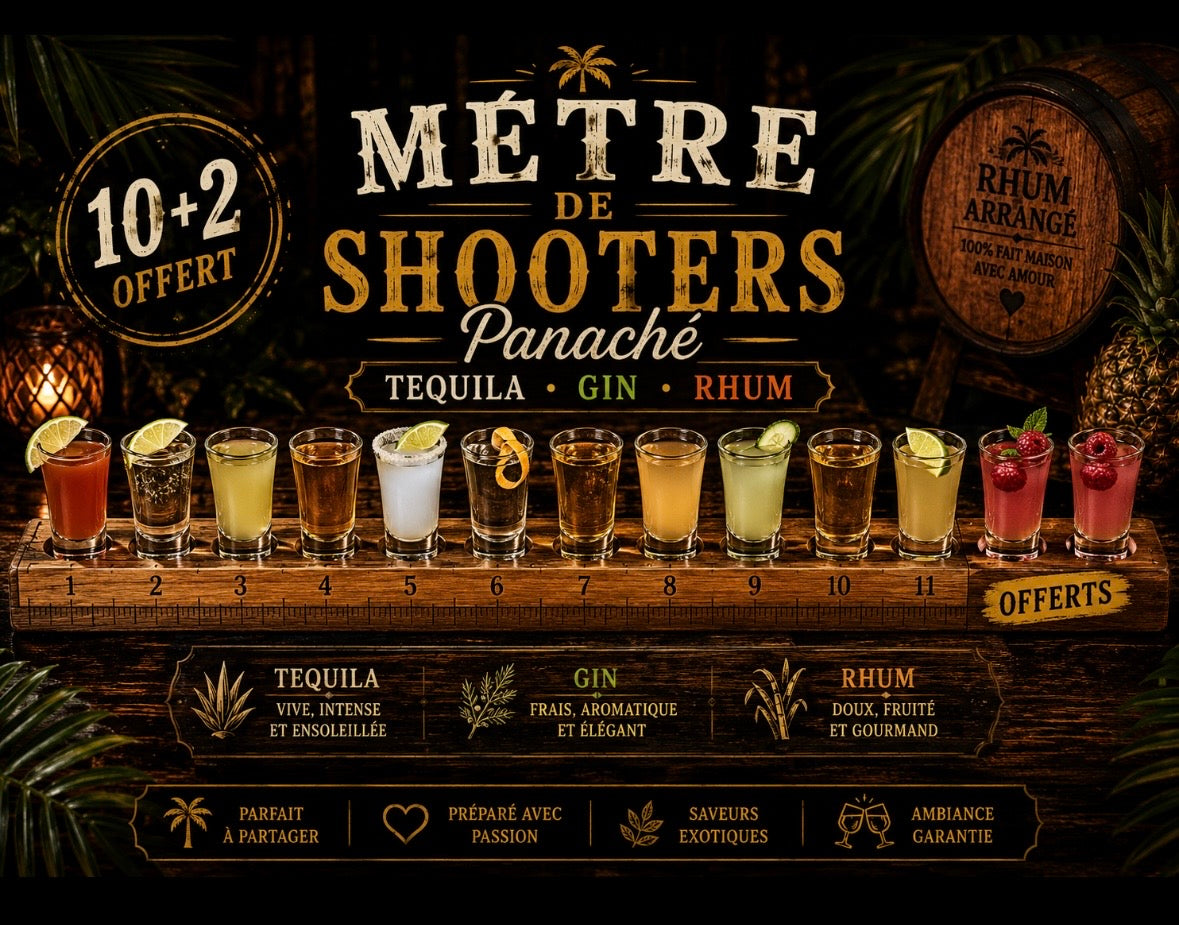 Mètre shooters Mixte 10+2 offert