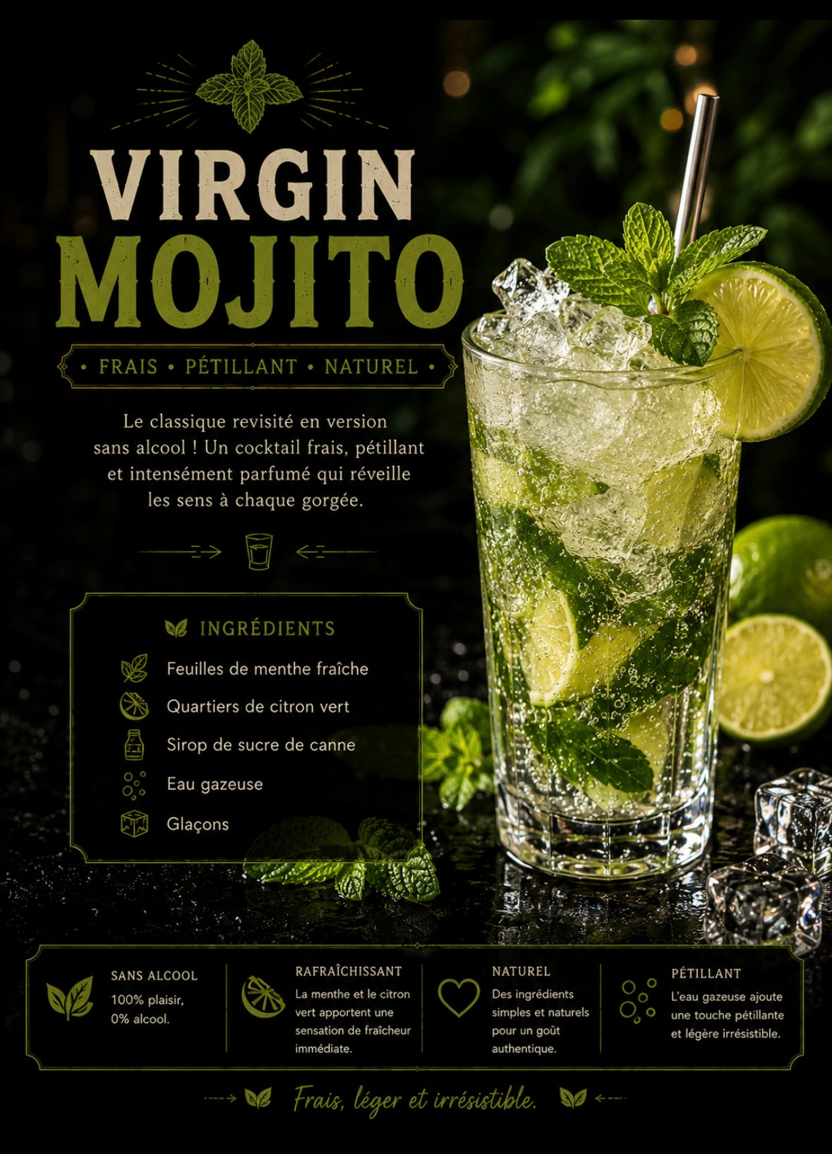 Virgin mojito