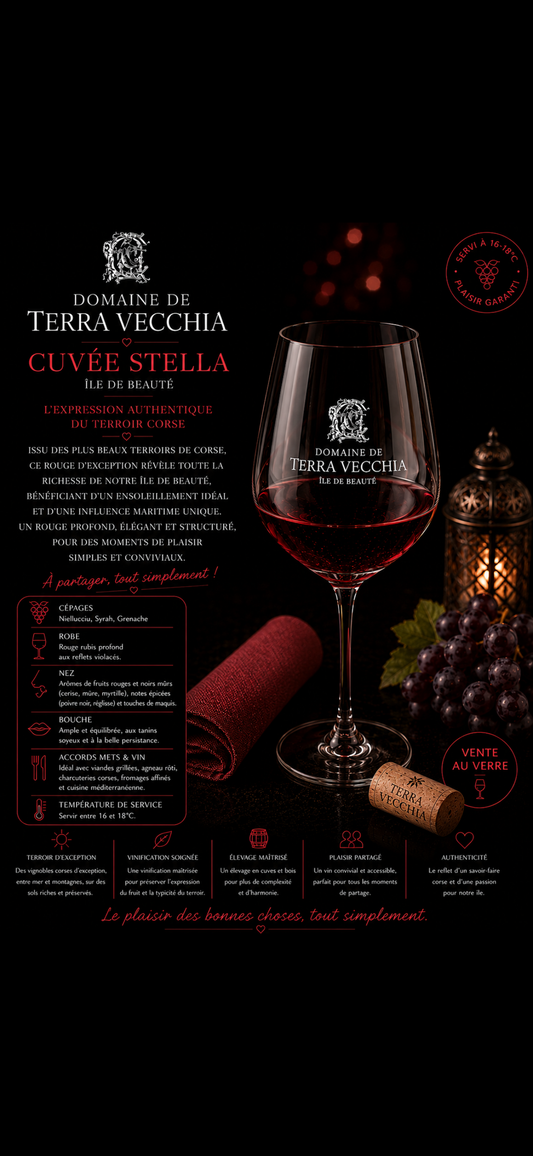 Verre terra vecchia rouge