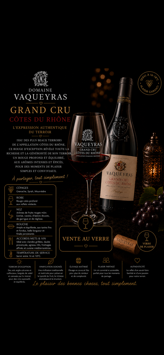 Vacqueyras verre