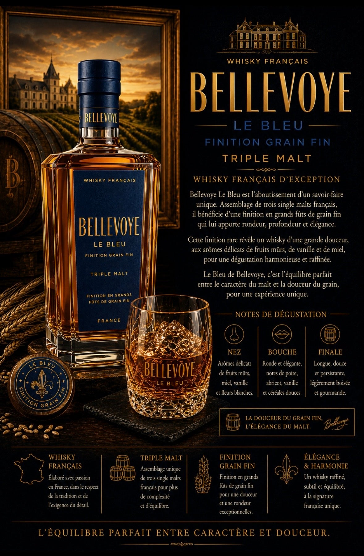 Bellevoye finition grains fins triple malt