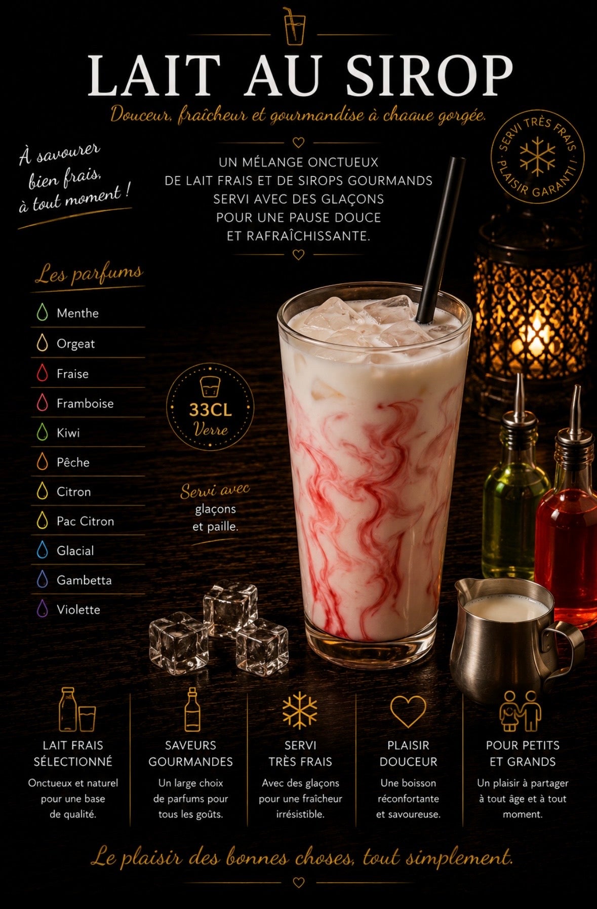 Lait au Sirop