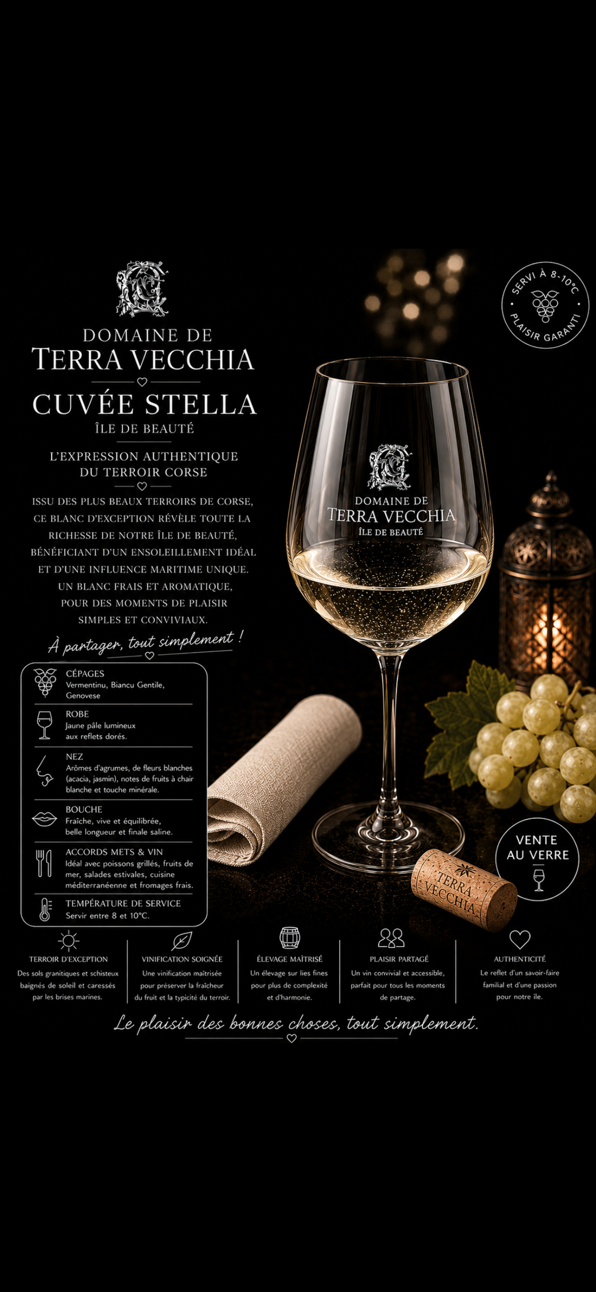 Verre terra vecchia blanc