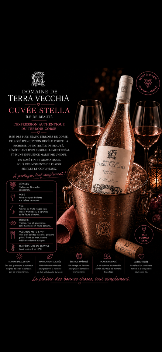 Btlle domaine de Terra Vecchia rosé