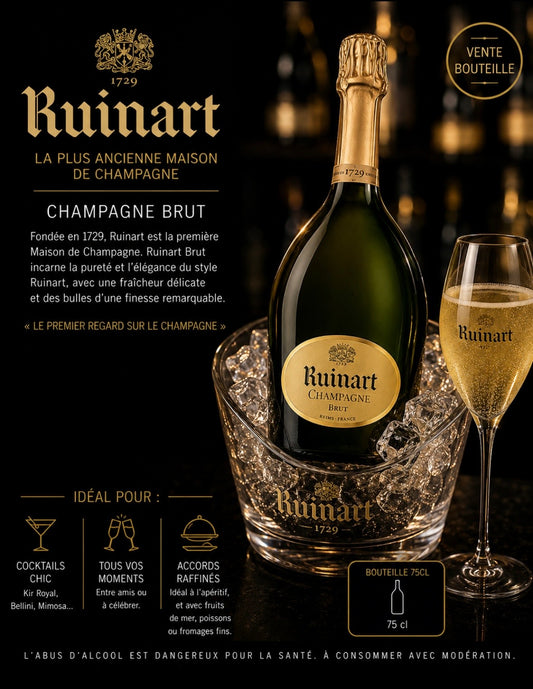 Bouteille Champagne Ruinart brut
