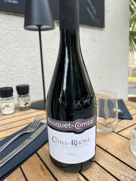 Verre côte du Rhône