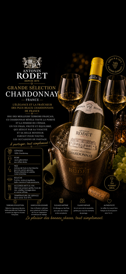Antonin Rodet "grande sélection" chardonnay