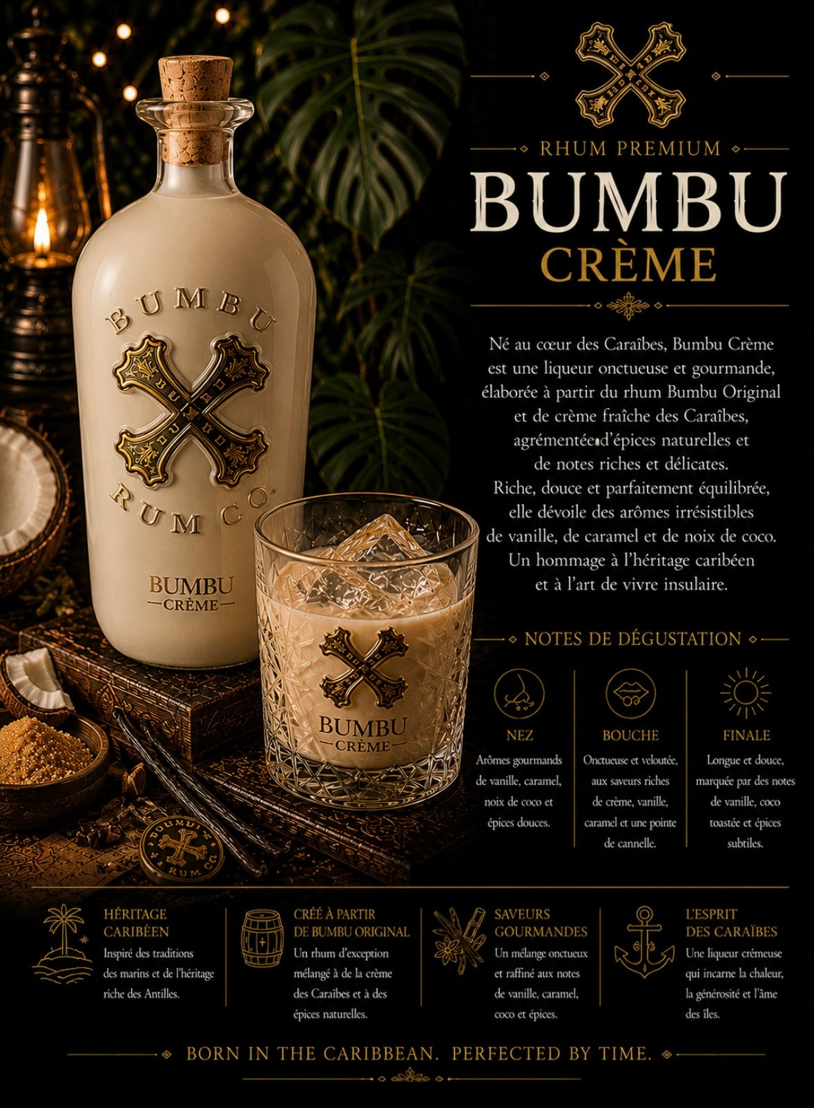 Rhum bumbu (crème)caribeen rhum