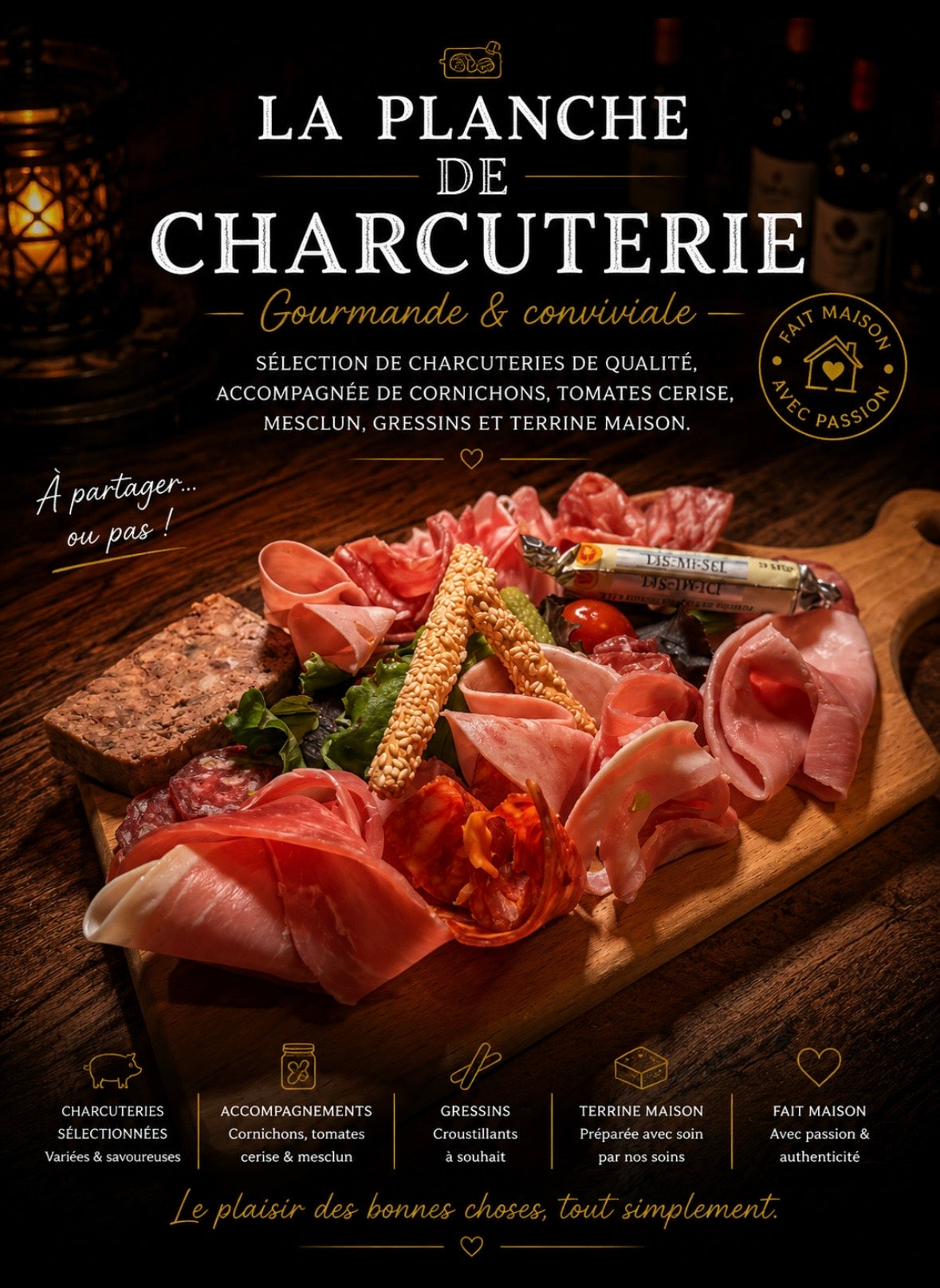 Planche de charcuterie