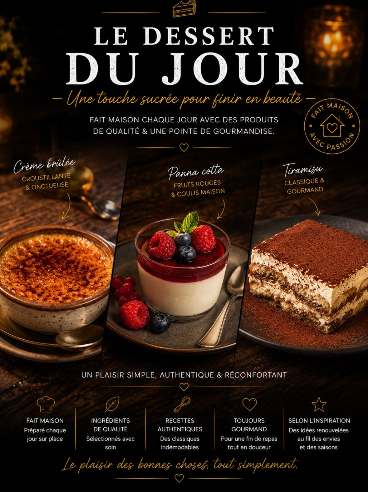 Dessert du moment