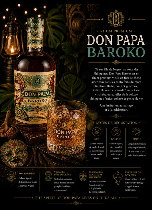Rhum Don Papa baroko(philippines)