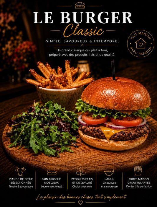 Burger & ses Frites Maison