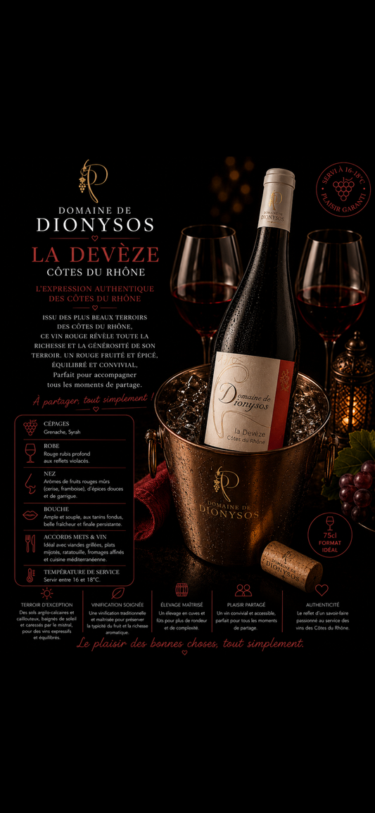 Bouteille côte du Rhône
