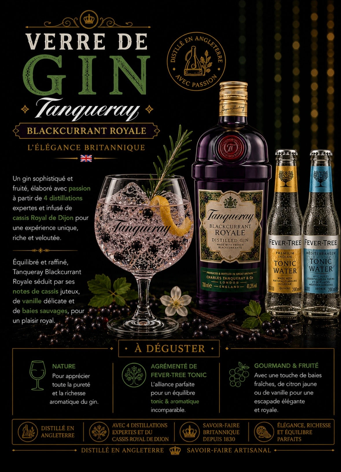 Tanqueray royale & Tonic Prenium