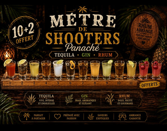 Mètre shooters Mixte 10+2 offert