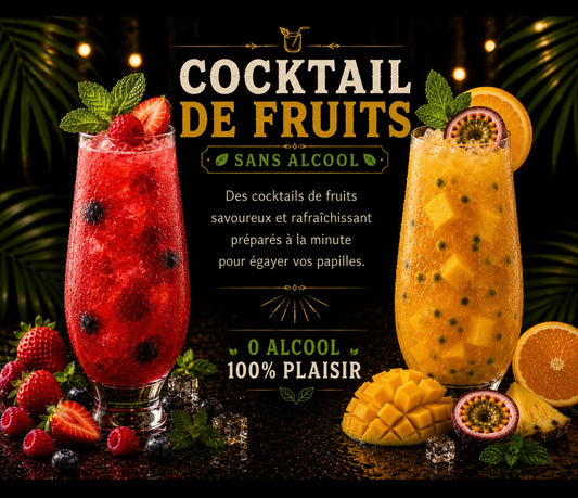 Cocktails de fruits (sans alcool)