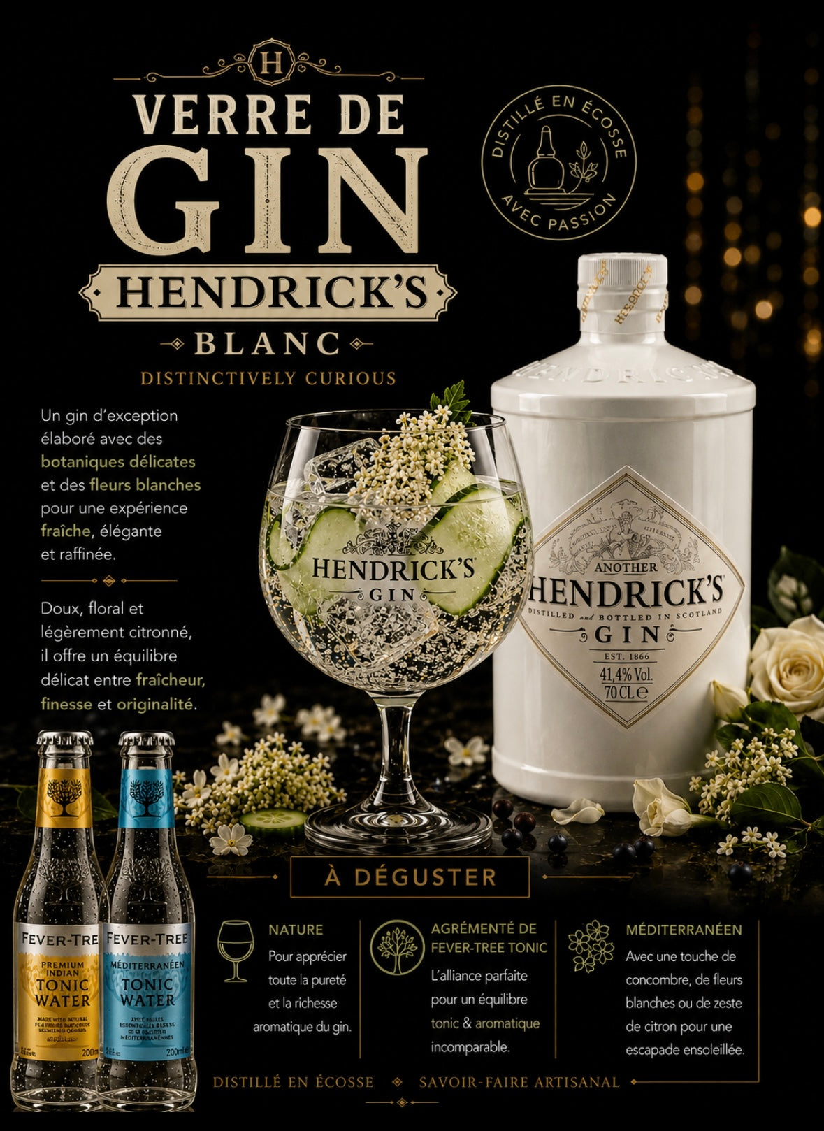 Hendrick’s blanc & Tonic Prenium