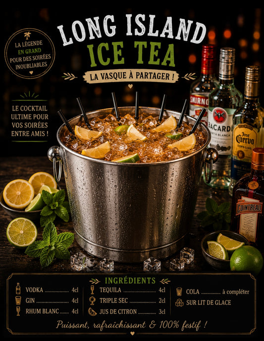 Vasque de long island ice tea