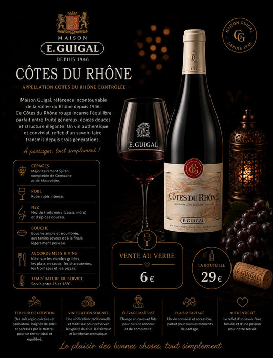 Bouteille côte du Rhône