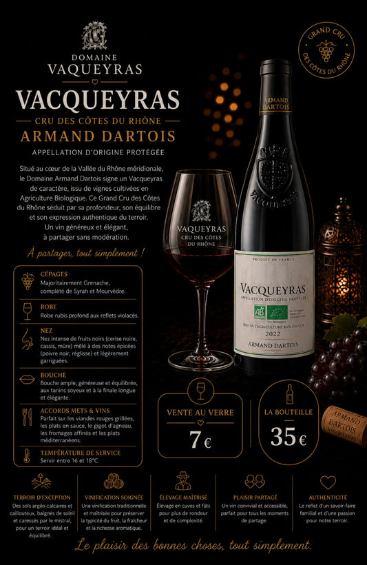 Vacqueyras bouteille